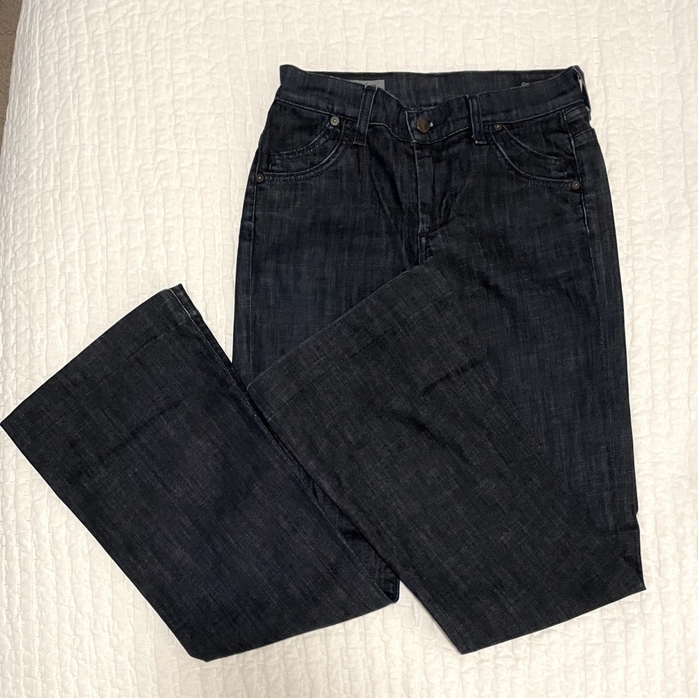 Wide leg trouser jeans